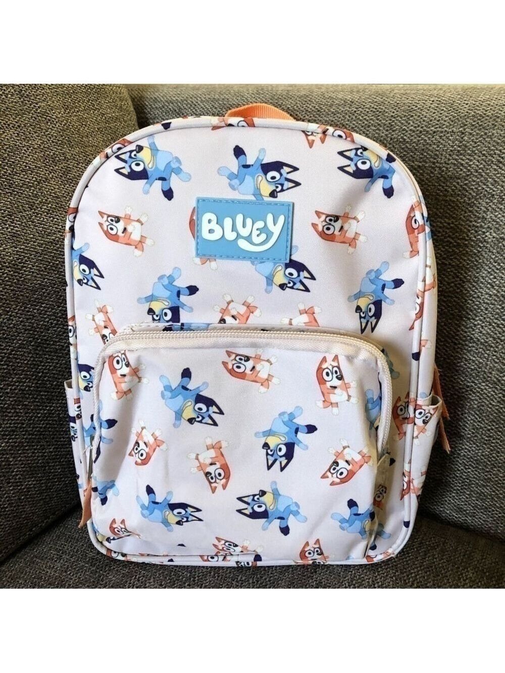 Moose Bluey Toddler Boy Girl Backpack Book Bag Gream Orange - Picture 5 of 15